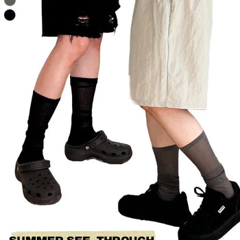 Summer see through knee socks
