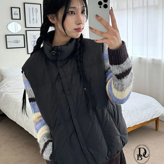 Maring high neck padded vest
