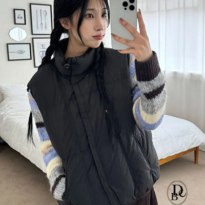 Maring high neck padded vest