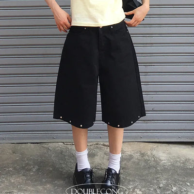 Merlin Studded Bermuda Pants