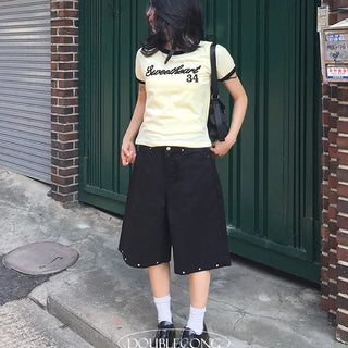 Merlin Studded Bermuda Pants