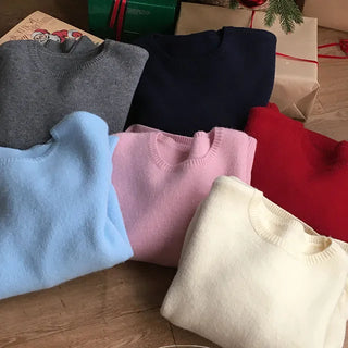 My Basic Loose Fit Round Knit
