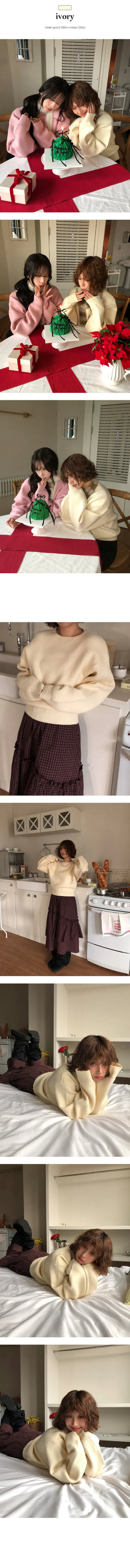My Basic Loose Fit Round Knit