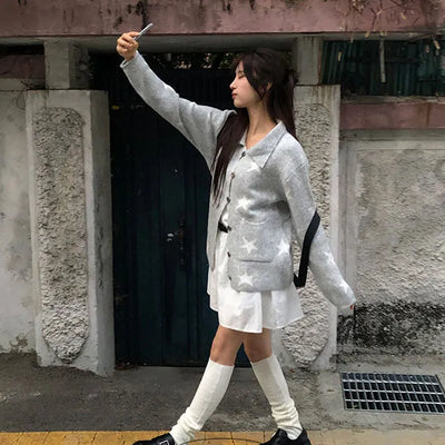 Star Vintage Knit Cardigan