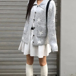 Star Vintage Knit Cardigan