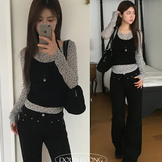 Bones Layered Halter Nashi