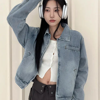 Loading Loose Fit Denim Jacket
