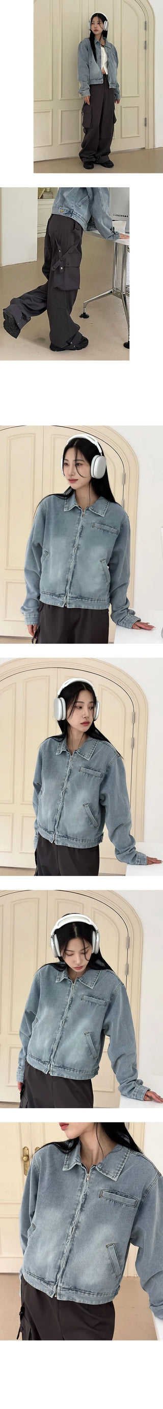 Loading Loose Fit Denim Jacket