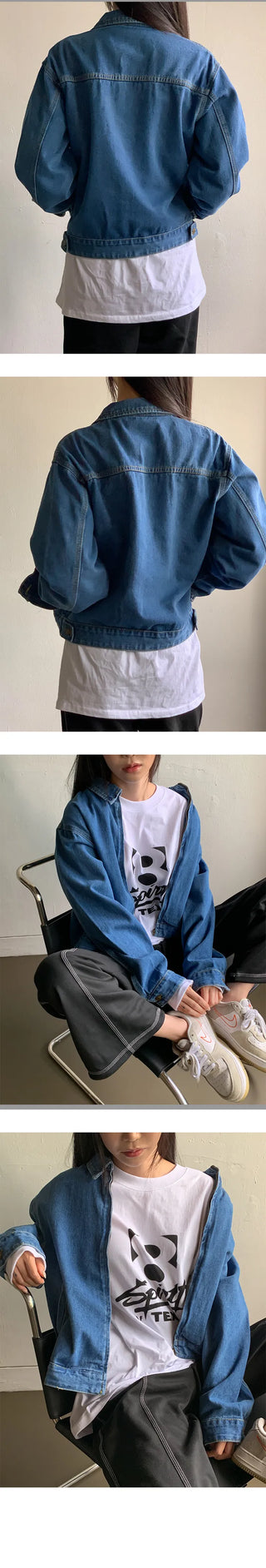 Loading Loose Fit Denim Jacket
