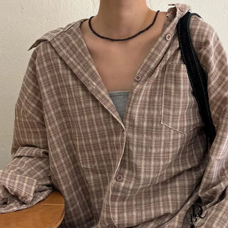 Vintage Wood Long Necklace
