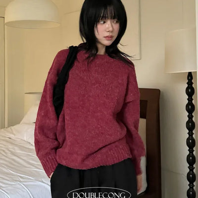 Cozy Bocashi Round A Line Knit