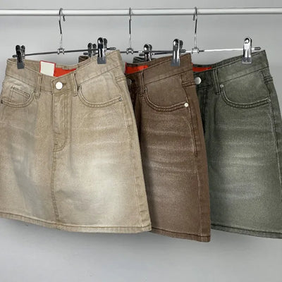 Cation Color Mini Skirt