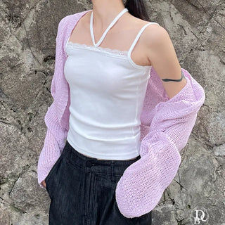 Pure Mesh Loose Fit Bolero