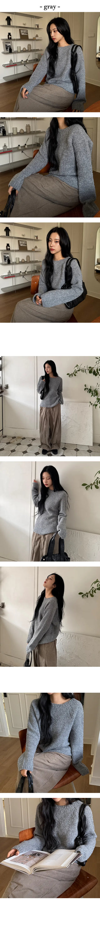 Namon Boucle Round Knit