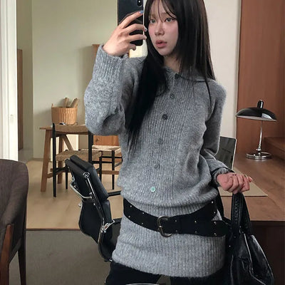 Thor Winter Collar Off Shoulder Mini One Piece