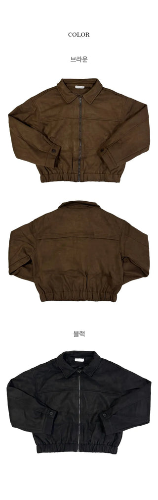Martin suede collar jacket