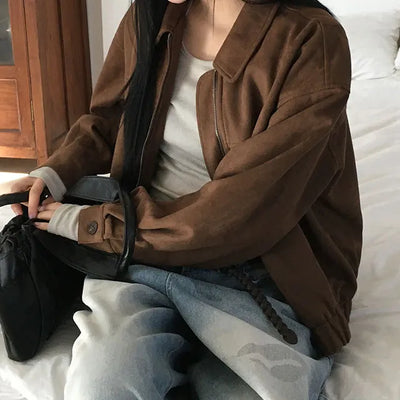 Martin suede collar jacket
