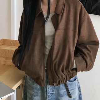 Martin suede collar jacket