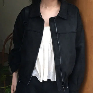 Martin suede collar jacket