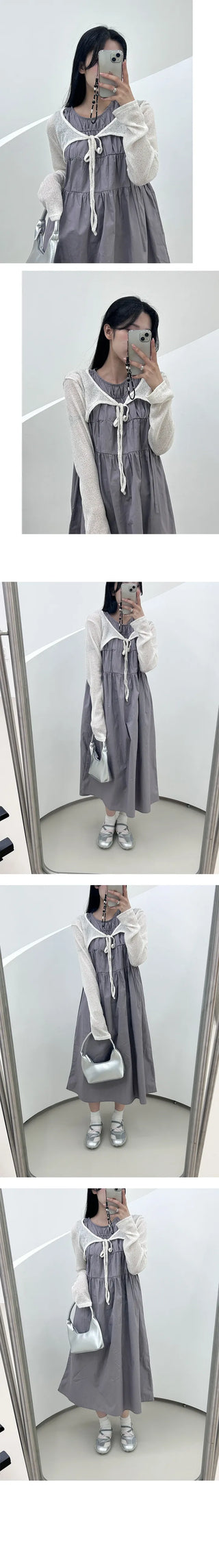 Linen Crop Bolero Cardigan