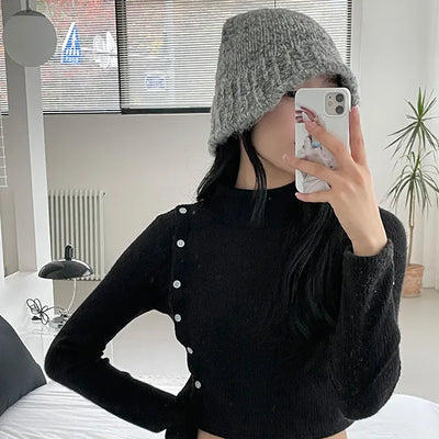 Bocashi Knit Bucket Hat