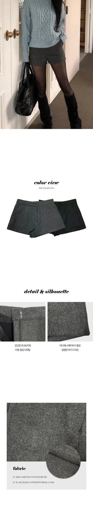 MADE Jinber winter wool short pants