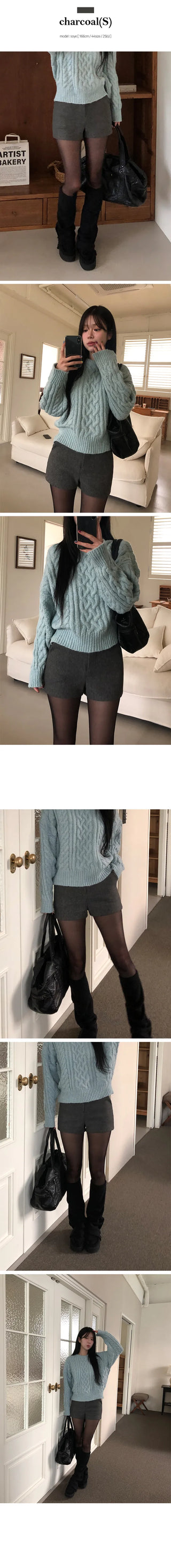 MADE Jinber winter wool short pants