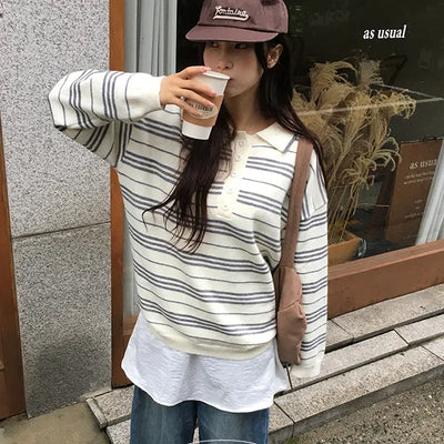 Aini Dangara Cozy Collar Knit