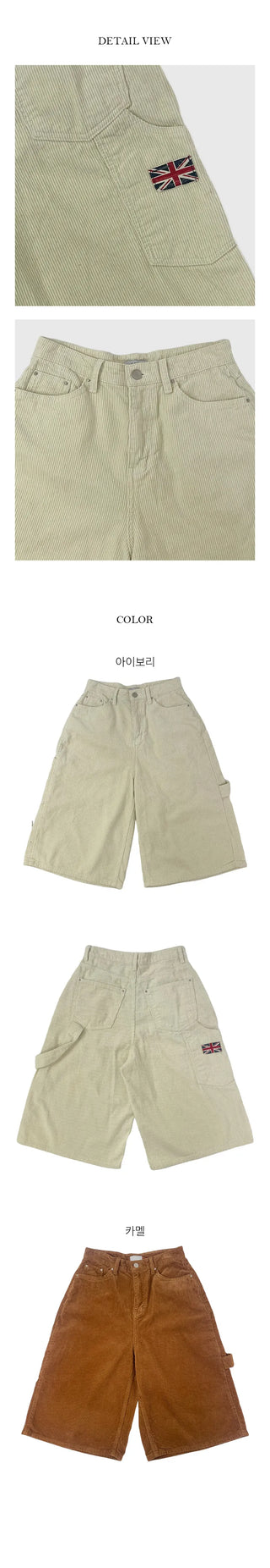 Leak Patch Bermuda Golden Pants