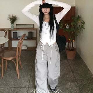 Say Shirring Tencel Cardigan