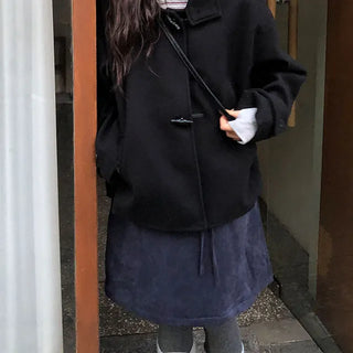 Reorder Toggle High Neck Hooded Coat