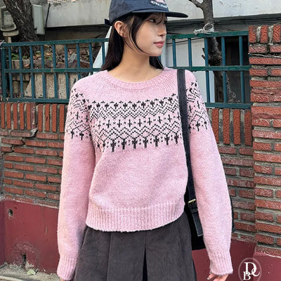 Peak Round Nordic Knit