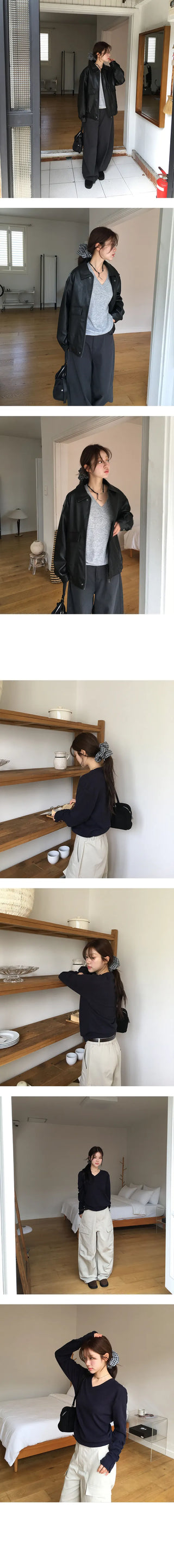 Checked Scrunchie Hair Band