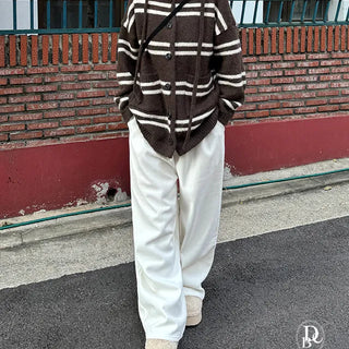 Barely Dangara Loose Fit Long Hooded Cardigan