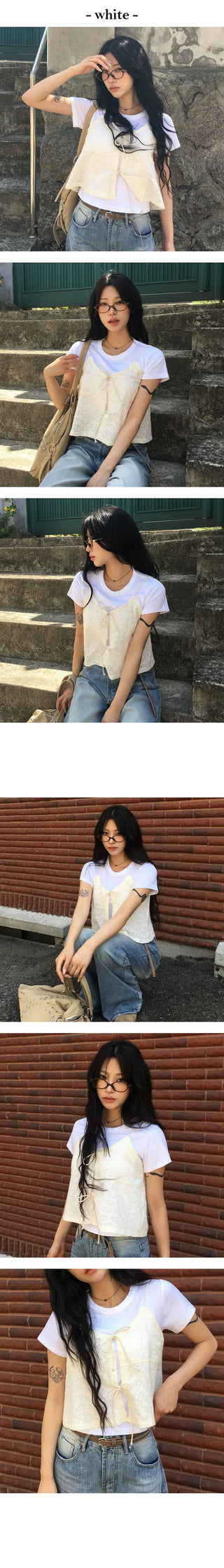 Semi Crop Daily Short Sleeve Tee