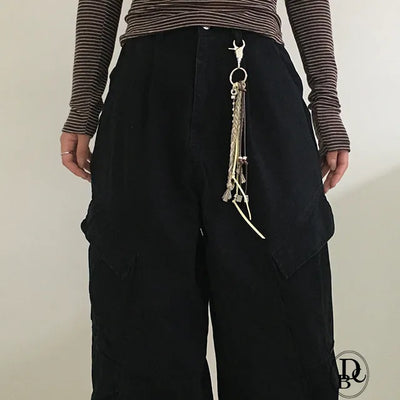 Western Vintage Leather Keyring