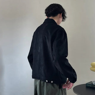 Pocket suede jacket