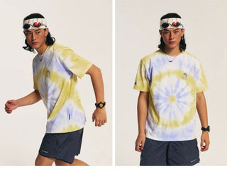 [Monterest] Moon Phase Tie-Dye Quick-Dry T-Shirt