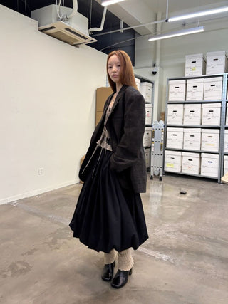 [NeverSeez] Strappy Spliced Midi Dress