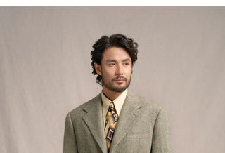 [CULTUM] Heavyweight Wool Herringbone Blazer