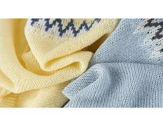 [NOTAWEAR] Fair Isle Knit T-Shirt