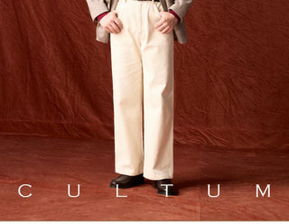 [CULTUM] Cotton Cashmere Blend Turtleneck Sweater