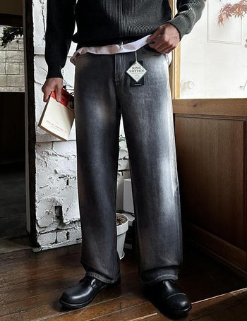 RING COTTON Washed Denim Pants (no.544)