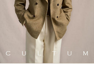 [CULTUM] 1930s Wool Blend Peak Lapel Blazer