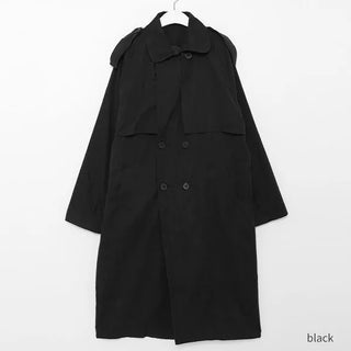 Oversized trench coat with sleeve belt