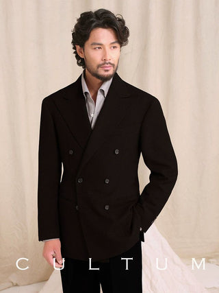 [CULTUM] Wrinkle-Resistant Double Breasted Suit
