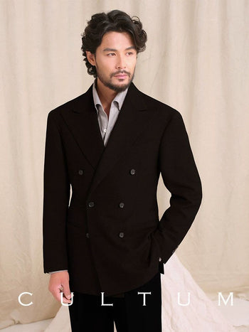 [CULTUM] Wrinkle-Resistant Double Breasted Suit