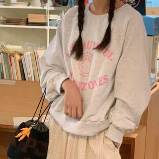 Printed sweatshirt long-sleeved T-shirt