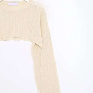benny twist crop knit