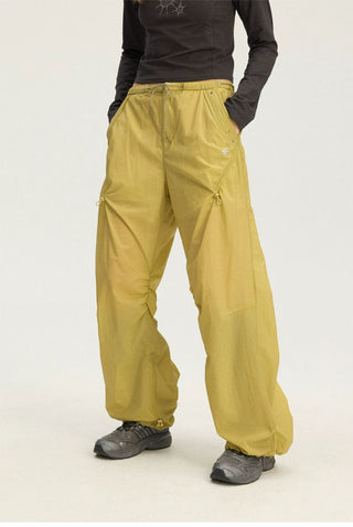 [Monterest] UPF50+ Water-Resistant Ruched Parachute Pants